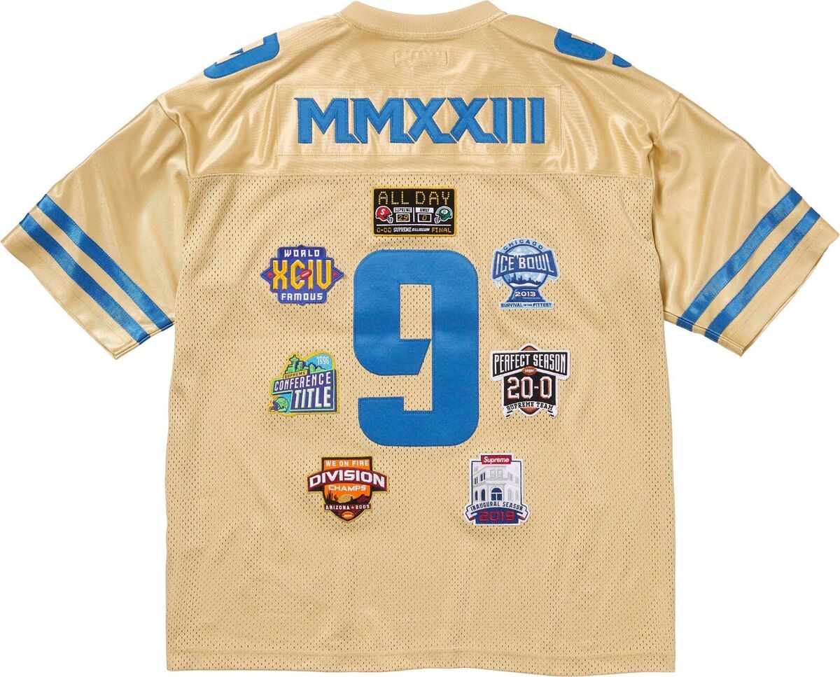 Supreme Championships Embroidered Football Jersey 4colors Supreme Championships Embroidered Football Jersey 4colors
