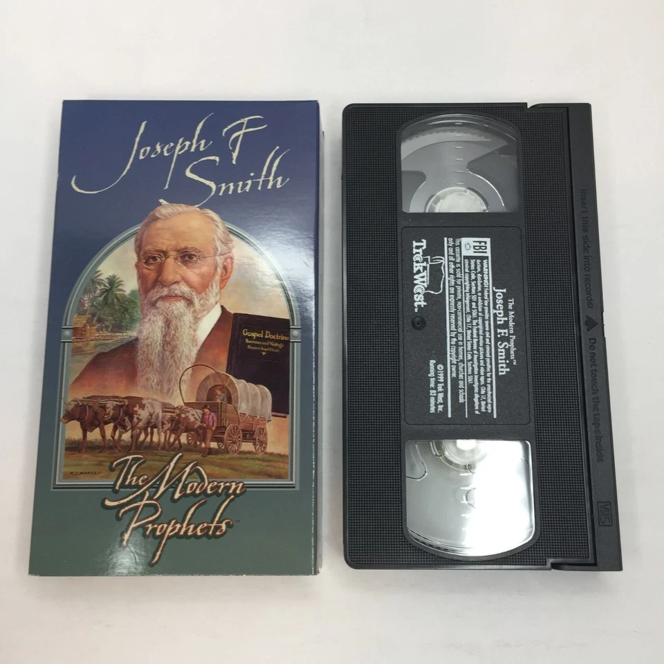 Vtg LDS VHS Tape Living Scriptures Modern Prophets Joseph F Smith Jesus Christ - Image 2 of 4