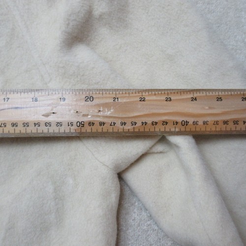VINTAGE Planet Coat Womens UK 8 Off White Wool Rich Pockets England Made EU 36 - Picture 10 of 13