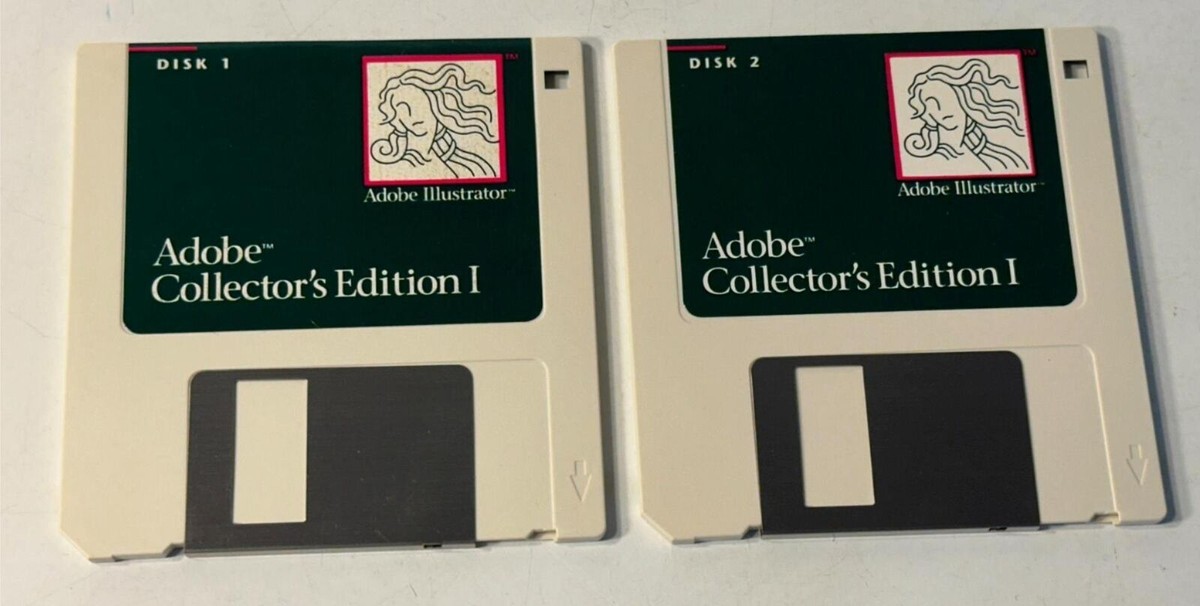 Adobe Illustrator 88 Collectors Edition Software Floppy