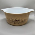 Pyrex Forest Fancies Mushroom Casserole Dish Bowl 474-B no lid 1.5 liter