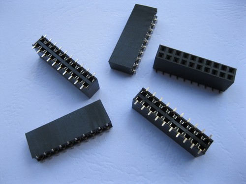30 Stück SMD SMT 2,54mm 2x10 20pin Buchse Stiftleiste zweireihig Streifen vergoldet - Bild 2 von 4
