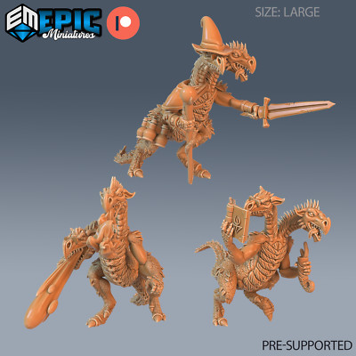 Epic Miniatures Dragons Reign Two Headed Dragon - 28mm scale