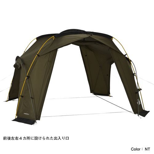 THE NORTH FACE NV22320 Evabase 6 NT New Taupe Tent Shelter THE NORTH FACE NV22320 Evabase 6 NT New Taupe Tent Shelter