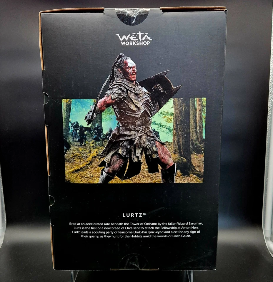 Der Herr der Ringe LoTR Figures of Fandom Uruk Hai Lurtz HDR OVP WETA Ork 25cm - Bild 2 von 4
