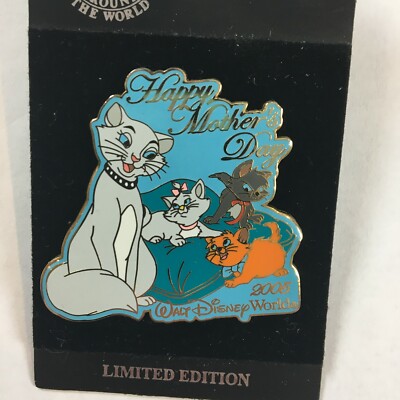 Disney Pin WDW Aristocats Happy Mother's Day LE Marie Duchess