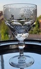 FINE QUALITY GRAPE + VINE ROYAL BRIERLEY 5 OZ WINE, L/PORT GLASS CIRCA 1900