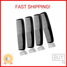 Soft 'N Style Hair Care 4-Pack Comb - Not Breakable - mens comb/fine tooth comb/