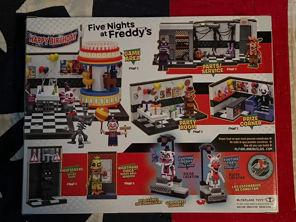 New FIVE NIGHTS AT FREDDYS MCFARLANE TOYS CIRCUS CONTROL SISTER LOCATION FNAF