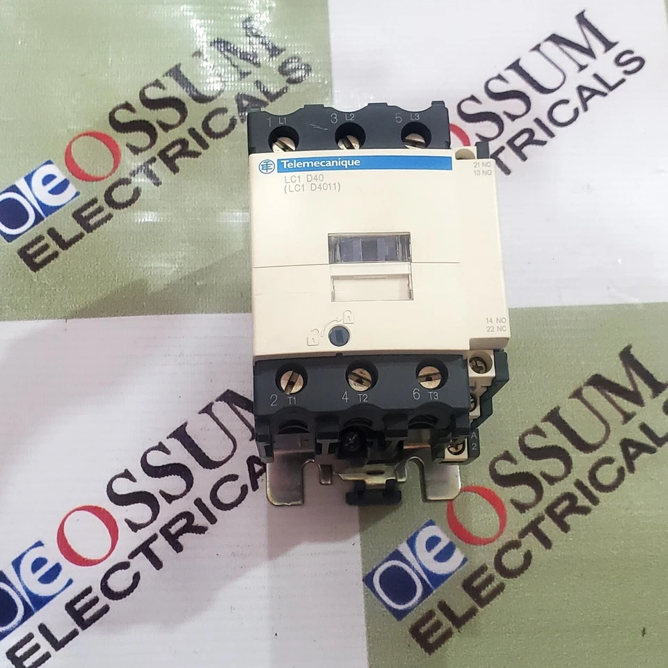 TELEMECANIQUE LC1D40F7 MAGNETIC CONTACTOR 40AMP VOLTAGE 110VAC FREEFAST SHIPPING - Image 3 of 4