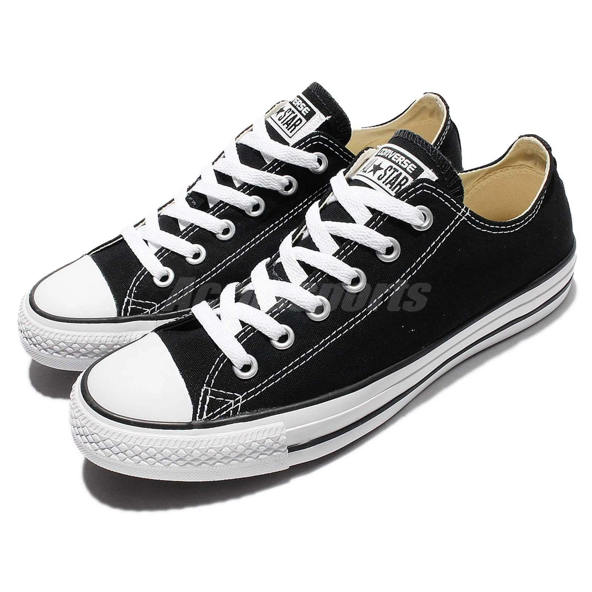 Chuck Taylor All Star Low Black White Men Women Unisex Shoes M9166C | eBay