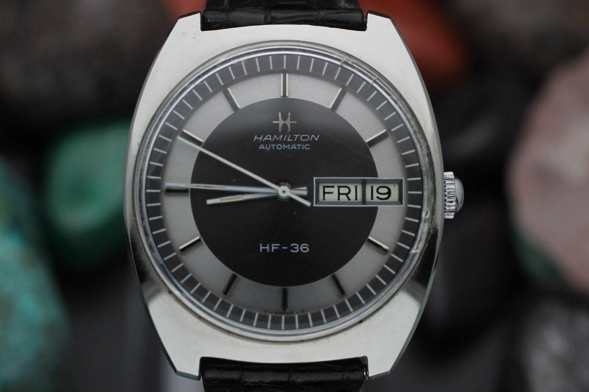 Vintage HAMILTON HF-36 Cal. 631 Hi-Beat Stainless Steel Vintage HAMILTON HF-36 Cal. 631 Hi-Beat Stainless Steel
