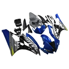 Shark Blue Gray Fairings for 2006 2007 Yamaha YZF R6 Injection ABS Bodywork Kit