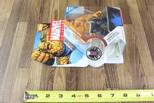 2008 Marvel Universe The THING Includes SHIELD File With Secret Code #019 - Picture 3 of 6