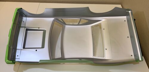 Team Associated DR10 Drag Race Body Factory Painted Green Matte Black hood - Picture 6 of 6