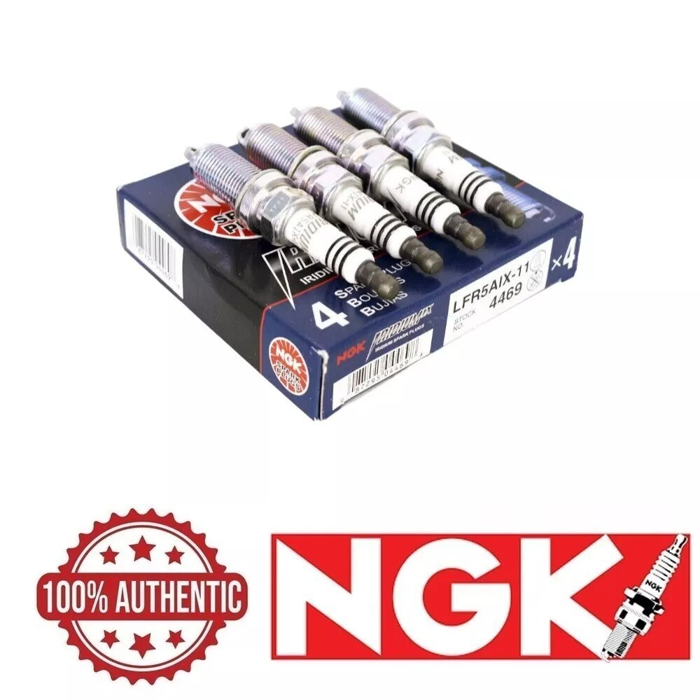 4Pcs NGK LFR5AIX-11 4469 Iridium Spark Plugs For Hyundai Nissan Infiniti Yamaha
