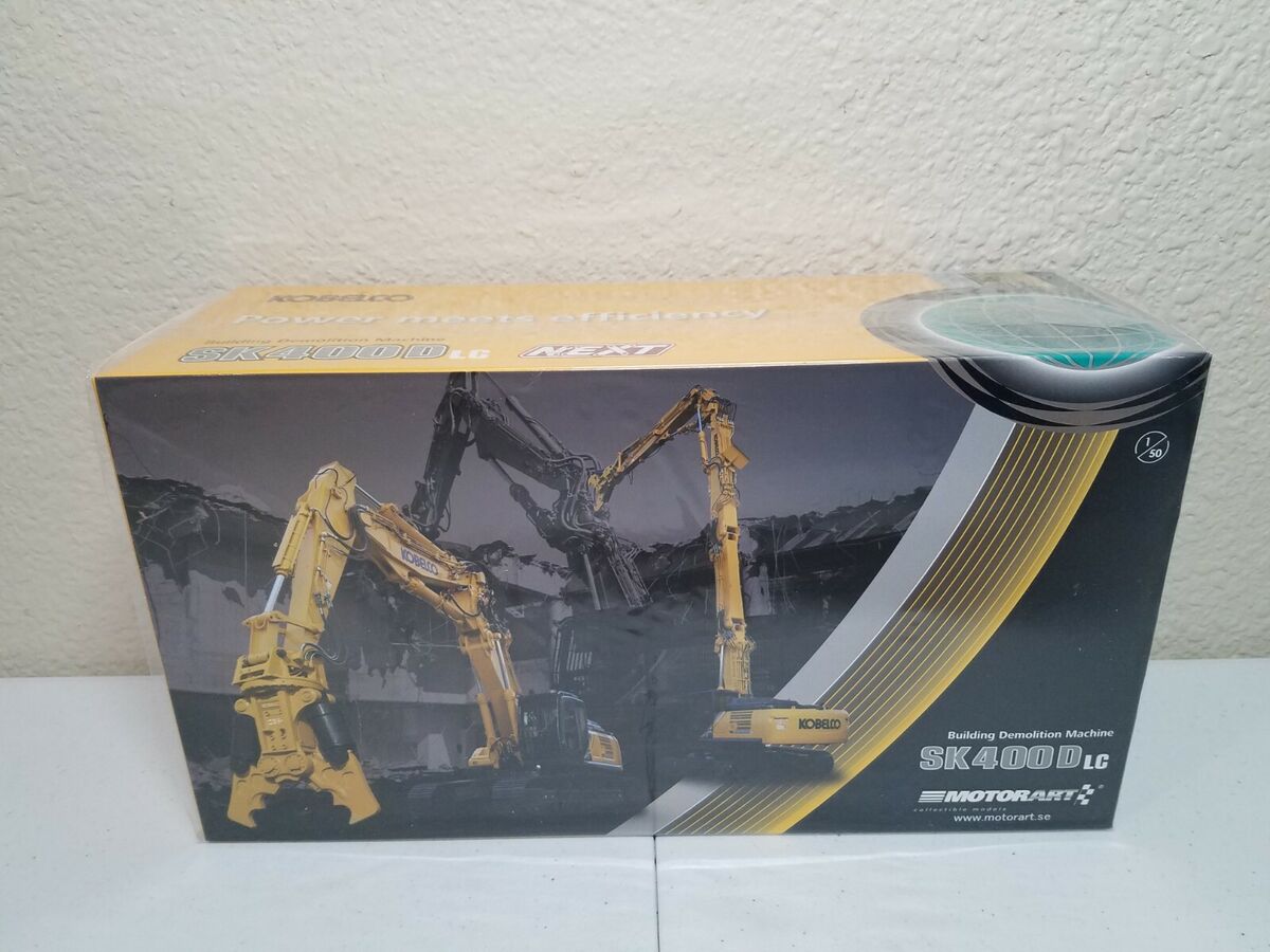 Kobelco SK400DLC-10 Demolition Excavator - Motorart 1:50 Kobelco SK400DLC-10 Demolition Excavator - Motorart 1:50
