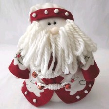 Santa Claus Stuffed Plush Shelf Sitter Figurine Decoration Christmas Decor
