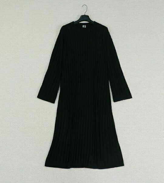 TOTEME - Cable Knit Dress Black - XS - Women