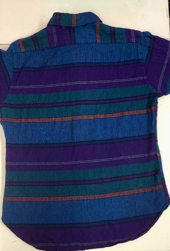 USA MADE Pendleton VTG 100% Wool Button Plaid Shirt Women’s Sz Small Long Sleeve - Picture 10 of 13