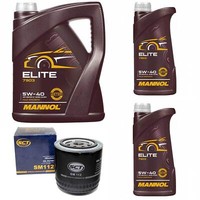 MotoröL Set Mannol Elite 5W40 API SN / CH-4 7 Liter + ÖLfilter FüR Chrysler 300