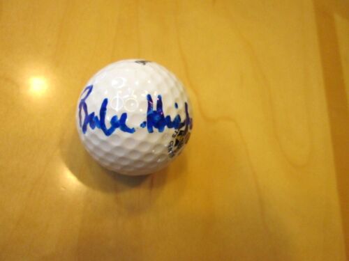 BABE HISKEY Signed (Spalding Jack Nicklaus) Golf ball -Guaranteed Authentic - Picture 2 of 3