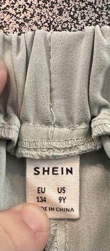 Girls 7Y SHEIN Silver/Gray Shorts - Picture 2 of 3