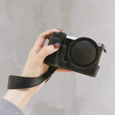 For Sony a5100 a5000 Camera Bag Leather Dock Case Base Protection Cover Shell