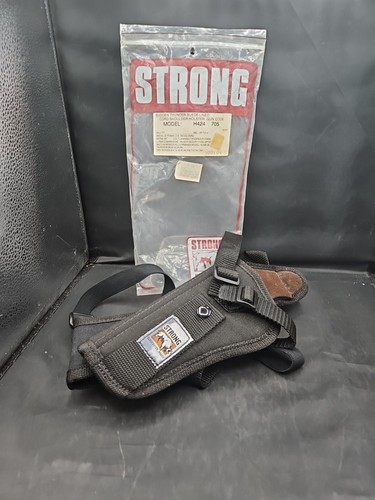 Strong H424 705 Black Nylon And Suede Lined Shoulder Holster. Large ...