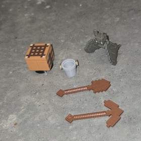 LEGO Minecraft Accessories From 21120 The Snow Hideout + EXTRA Bat Figure