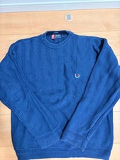 Ralph Lauren CHAPS Herringbone Knit Sweater XL Blue [Age 13+]