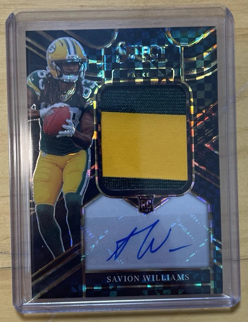 2025 Select Football Savion Williams RPA BLACK 1/1 PACKERS