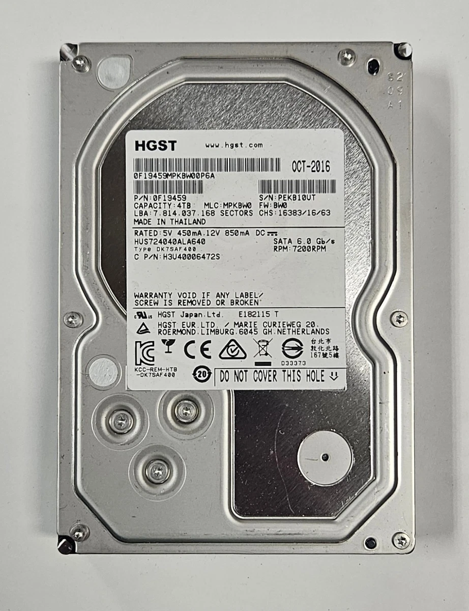HGST 4TB Computer Internal Hard Disk Drives for sale | eBay