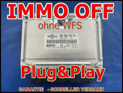 VW Passat 1.9 TDI AVB IMMO OFF/ PLUG&PLAY 0281010554 - 038906019EA /Deu - 2 Tage