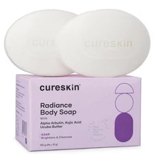 Cureskin Radiance Body Soap For Pigmentation & Sun Damage Tan Removal Pack of 2