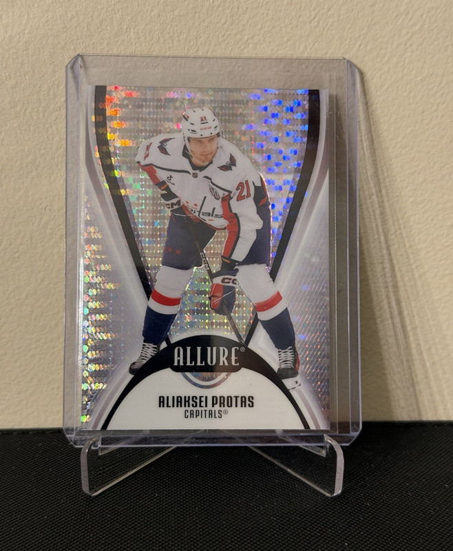 Upper Deck 2025-26 Allure Glitter Bomb #56 Aliaksei Protas Washington Capitals