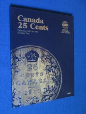 New Whitman Folder 2482 Canada Canadian 25 Cent Coin Folder Vol 2 1911-1952