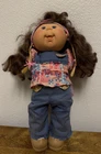 18" Cabbage Patch Kid Play Along Doll 2004 hippie girl fringe bottom jeans