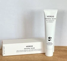 BRAND NEW IN BOX VERSO SKINCARE 2 Natural Glow 1.3 fl oz With Vitamin C