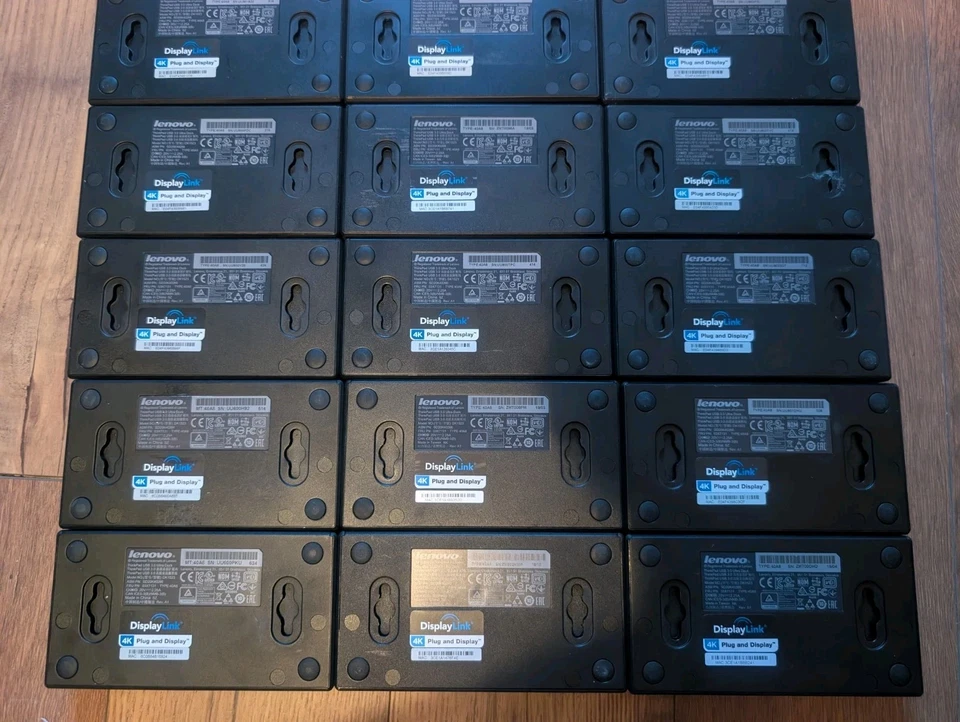 Lote de 30- Estación de Acoplamiento Universal Lenovo Ultra Dock 40A8 03X7131 DK1523 Foto 4 de 4