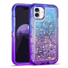 For Apple iPhone 17 Case Liquid Glitter Quicksand Heavy Duty Shockproof Cover