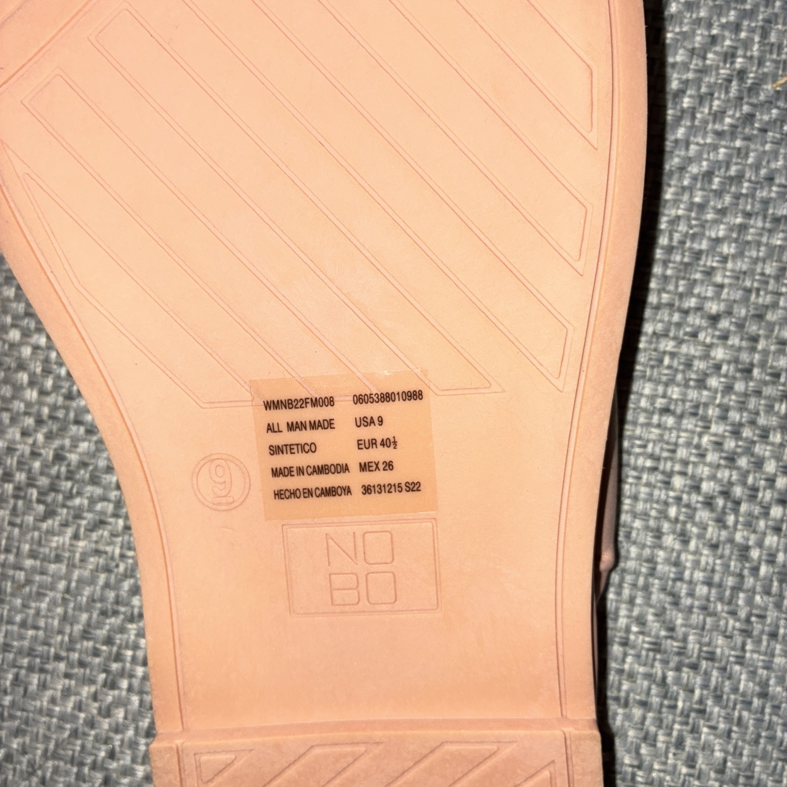 SAOLA Sandali infradito tanga rosa pastello floatie grossa suola ammortizzata gonfia Y2K taglia 9