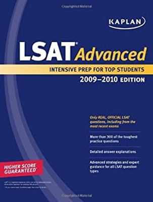 LSAT Advanced 2009-2010 Paperback Kaplan Kaplan Publishing Staff