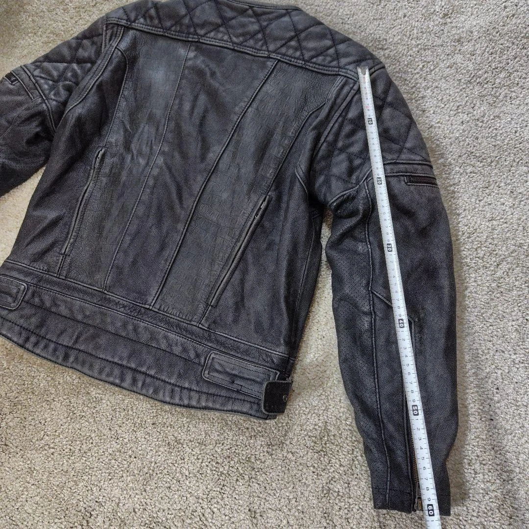 ARLEN NESS Genuine Leather Jacket, Size L Black [Used EXC] ship From JAPAN◎ image 16