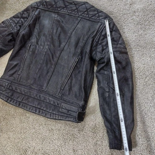 ARLEN NESS Genuine Leather Jacket, Size L Black [Used EXC] ship From JAPAN◎ image 16