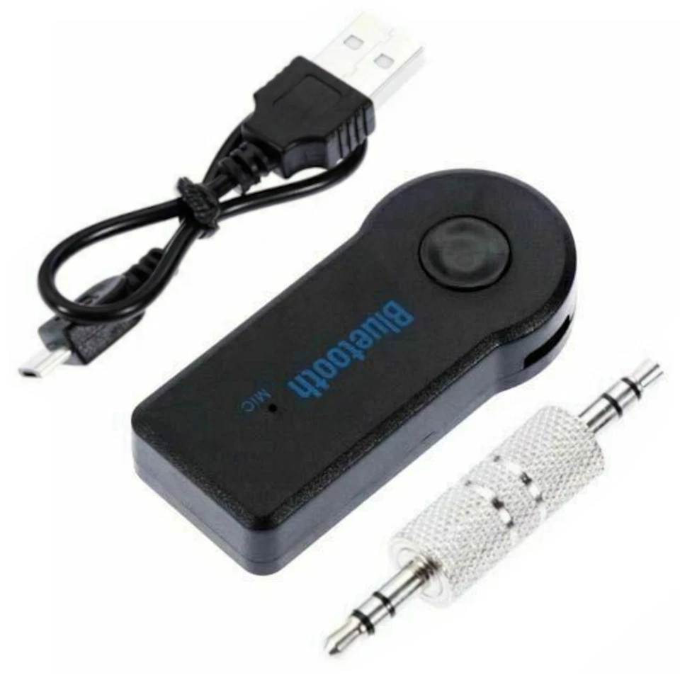 Wireless Bluetooth 3.5mm AUX Audio Stereo Music Home Car Receiver Adapter - Image 2 of 4