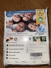 Full 100% Waterproof Mattress Protector Bed Bug Cover Terry Cotton 54×75×14”