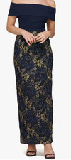 JS Collections Women's Fidelia Column Ankle Gown
