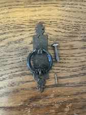 Original Ethan Allen Royal Charter 1 1/8" Drop Door Pull & Backplate B2464