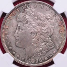 NGC MS-66! 1896 MORGAN DOLLAR SUBTLE RAINBOW HUE TONING